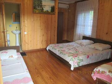 Фото номера Роскошный трехместный номер Гостевой дом Rozali Guest House г. Алахадзы 16